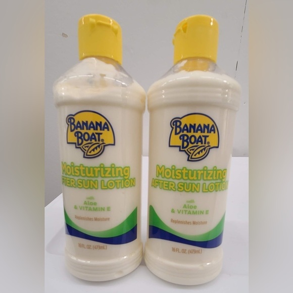 Banana Boat Moisturizing Aloe After Sun Lotion 2X 16oz Bottles - Picture 1 of 1